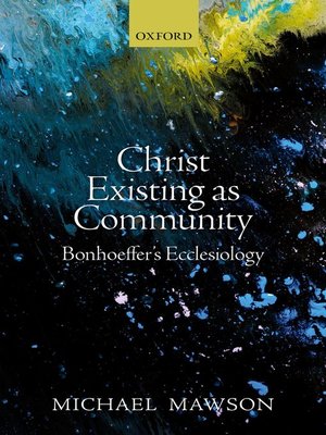 cover image of Christ Existing as Community